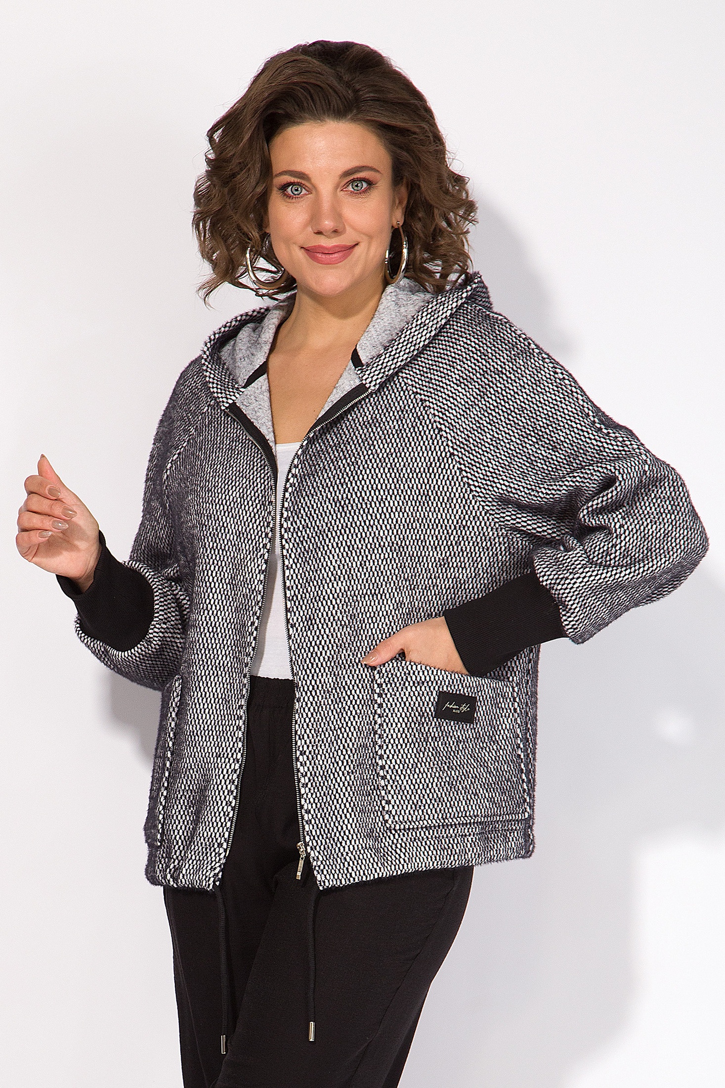 Кардиган 1472 черный Liliana-style Кардиган 1472 черный Liliana-style