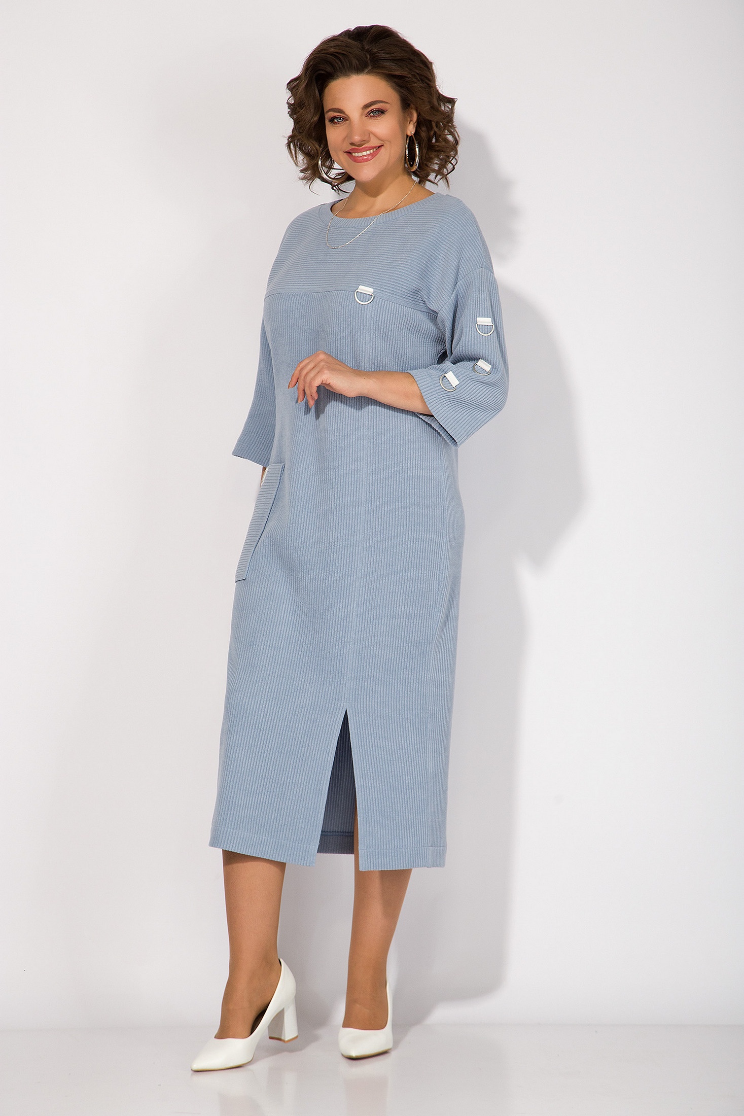 Платье 1485 голубой Liliana-style фото 4 Платье 1485 голубой Liliana-style фото 4