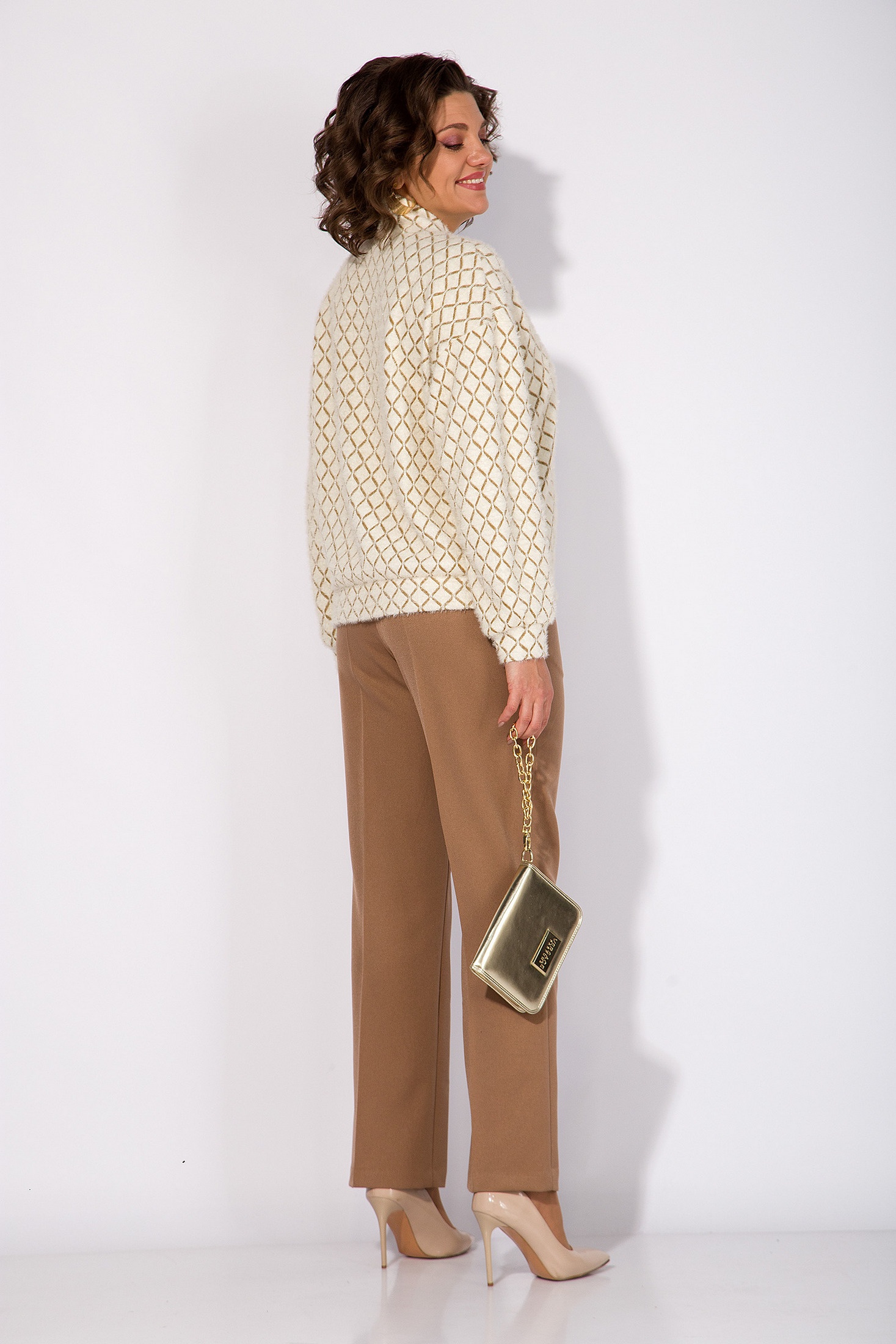 Костюм брючный 1486БрПн Liliana-style фото 2 Костюм брючный 1486БрПн Liliana-style фото 2