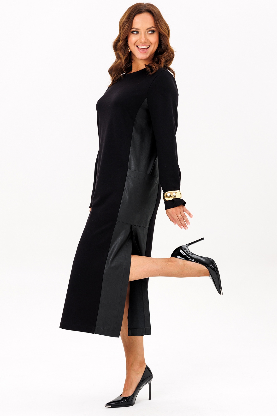 Платье 961 черный Liona фото 5 Платье 961 черный Liona фото 5