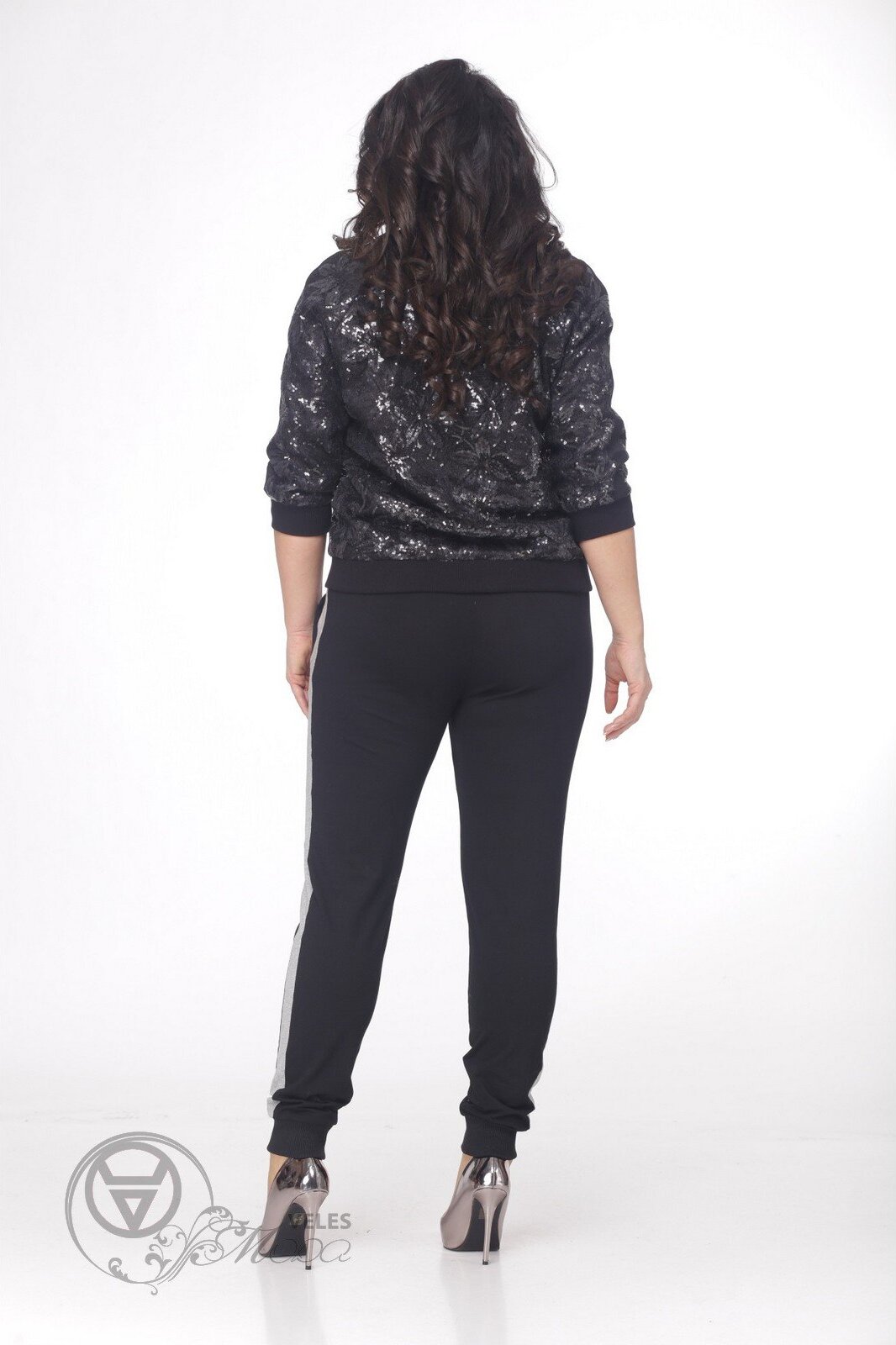 Бомбер 104 черный MALI