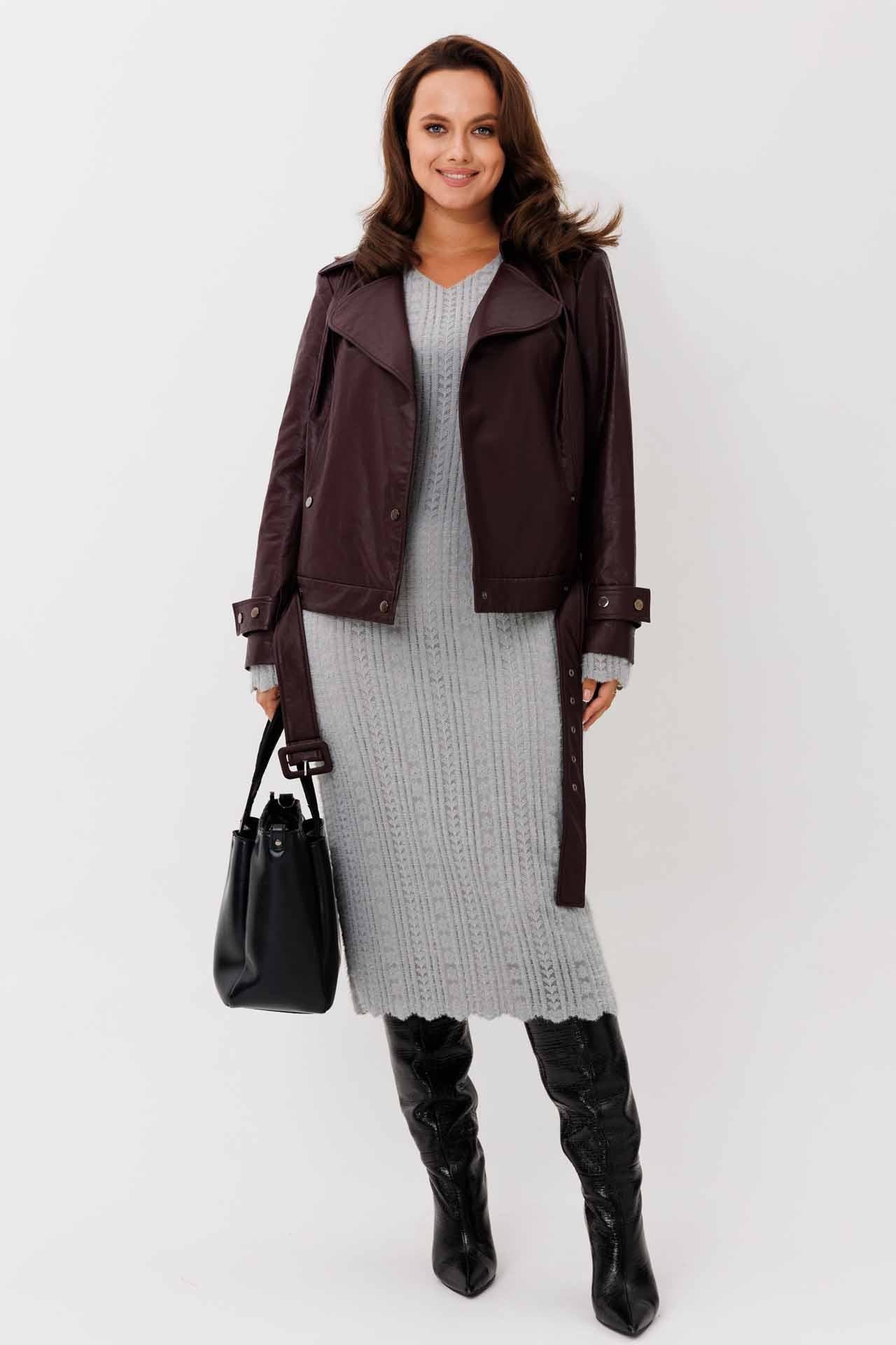Куртка 1253 бордо MisLana Куртка 1253 бордо MisLana