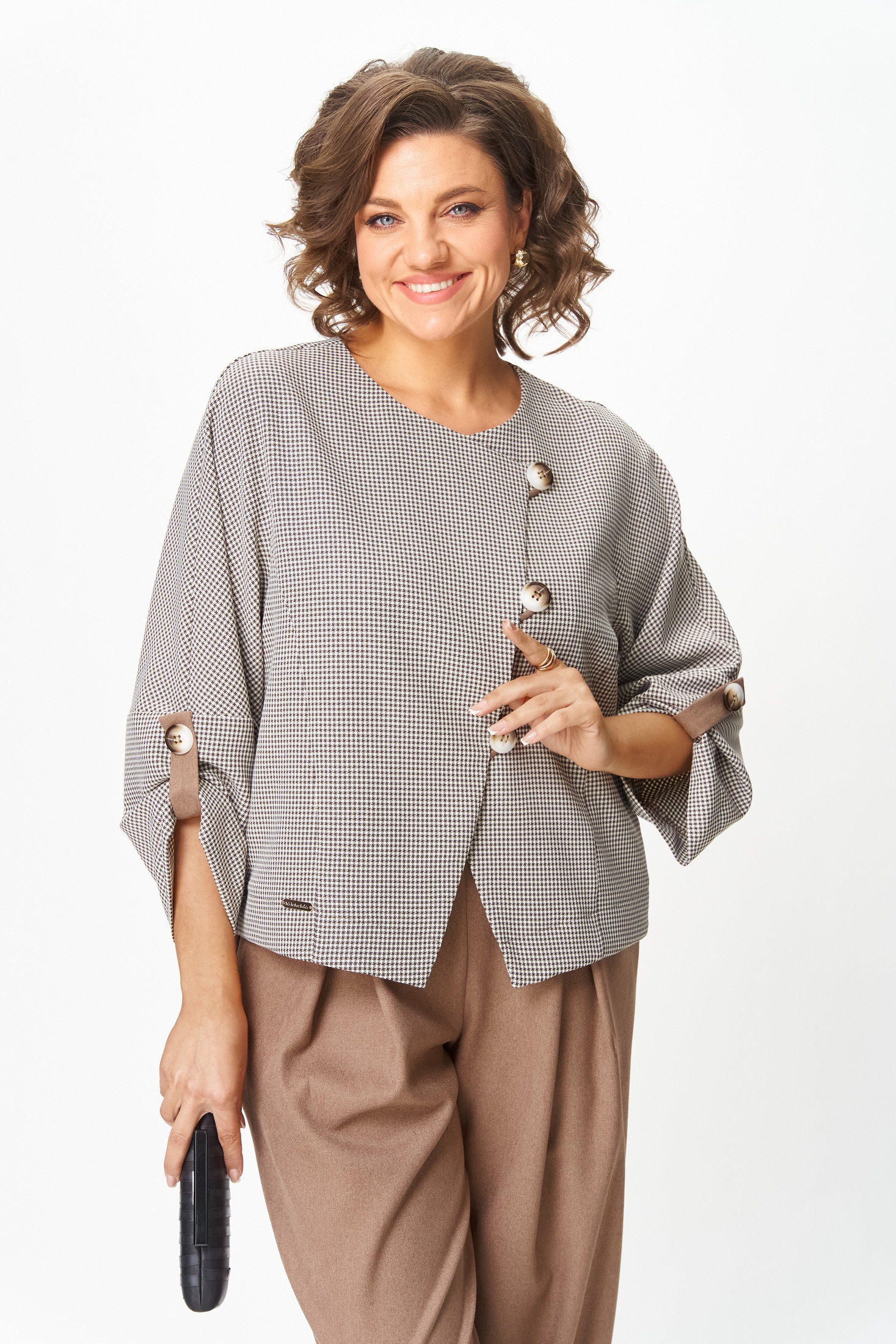 Костюм брючный 1436-1 бежевый Michel Chic фото 5 Костюм брючный 1436-1 бежевый Michel Chic фото 5