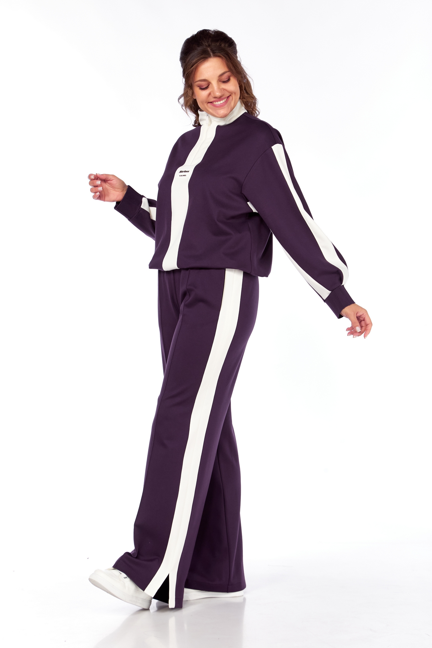 Спортивный костюм 948 баклажан Ольга Стиль фото 3 Спортивный костюм 948 баклажан Ольга Стиль фото 3