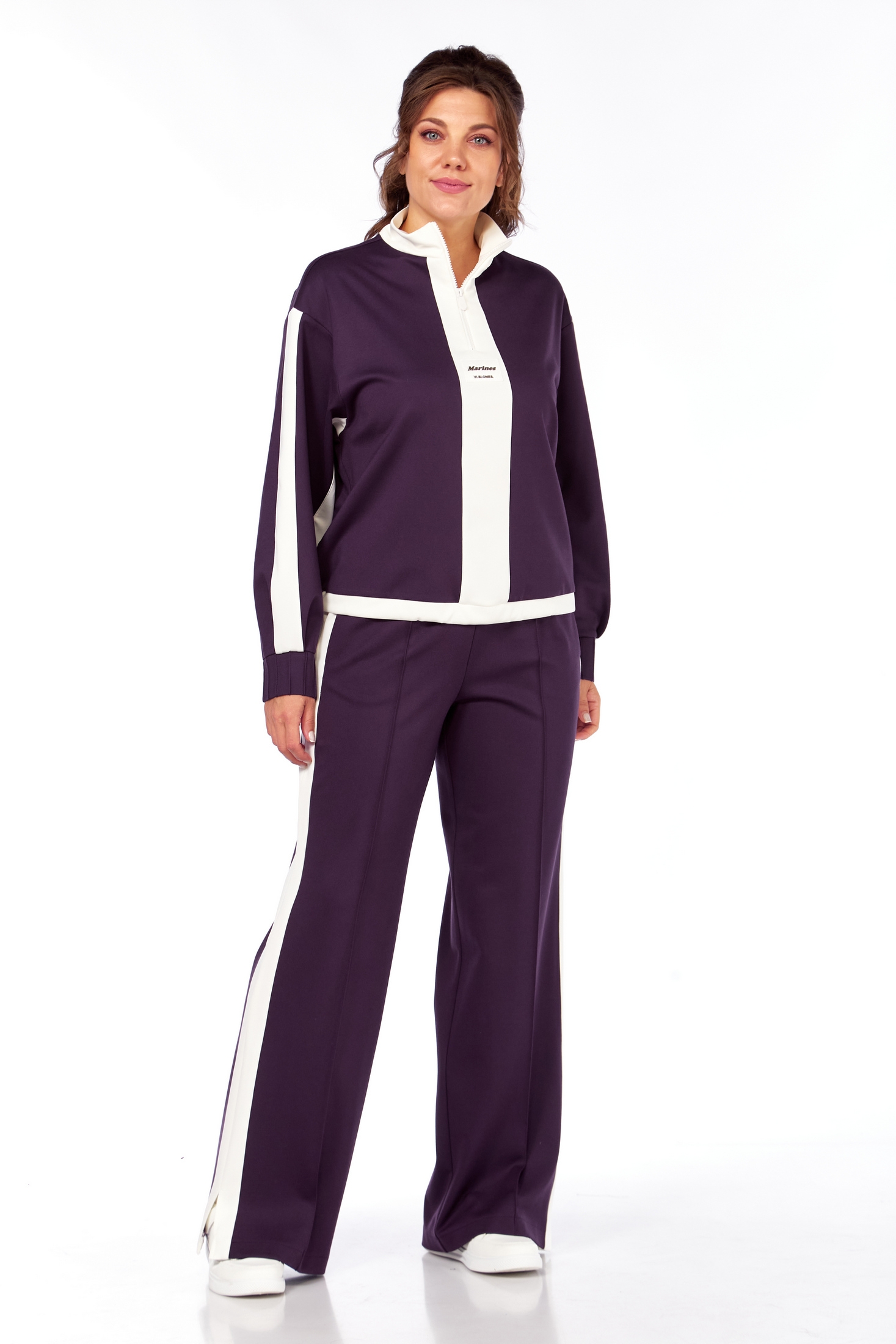 Спортивный костюм 948 баклажан Ольга Стиль Спортивный костюм 948 баклажан Ольга Стиль