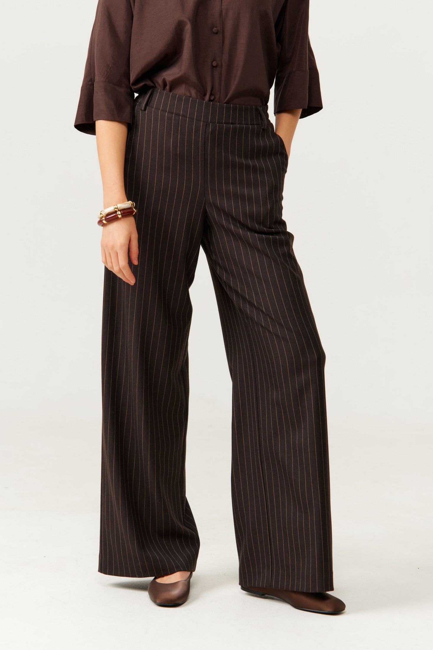 Брюки 107160 коричневый Panda фото 3 Брюки 107160 коричневый Panda фото 3