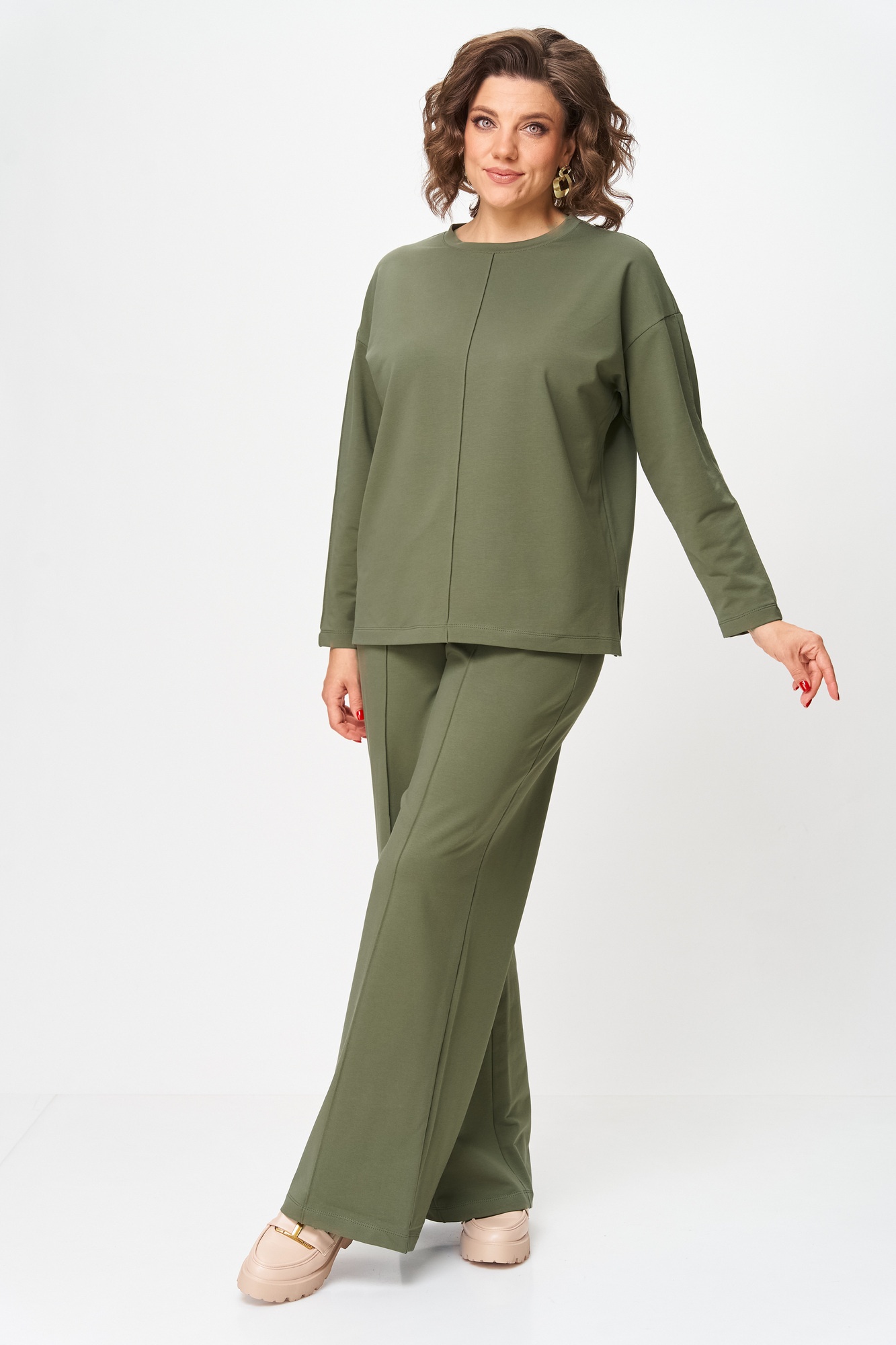 Костюм брючный 2144 зеленый дл.р. Rumoda фото 3 Костюм брючный 2144 зеленый дл.р. Rumoda фото 3