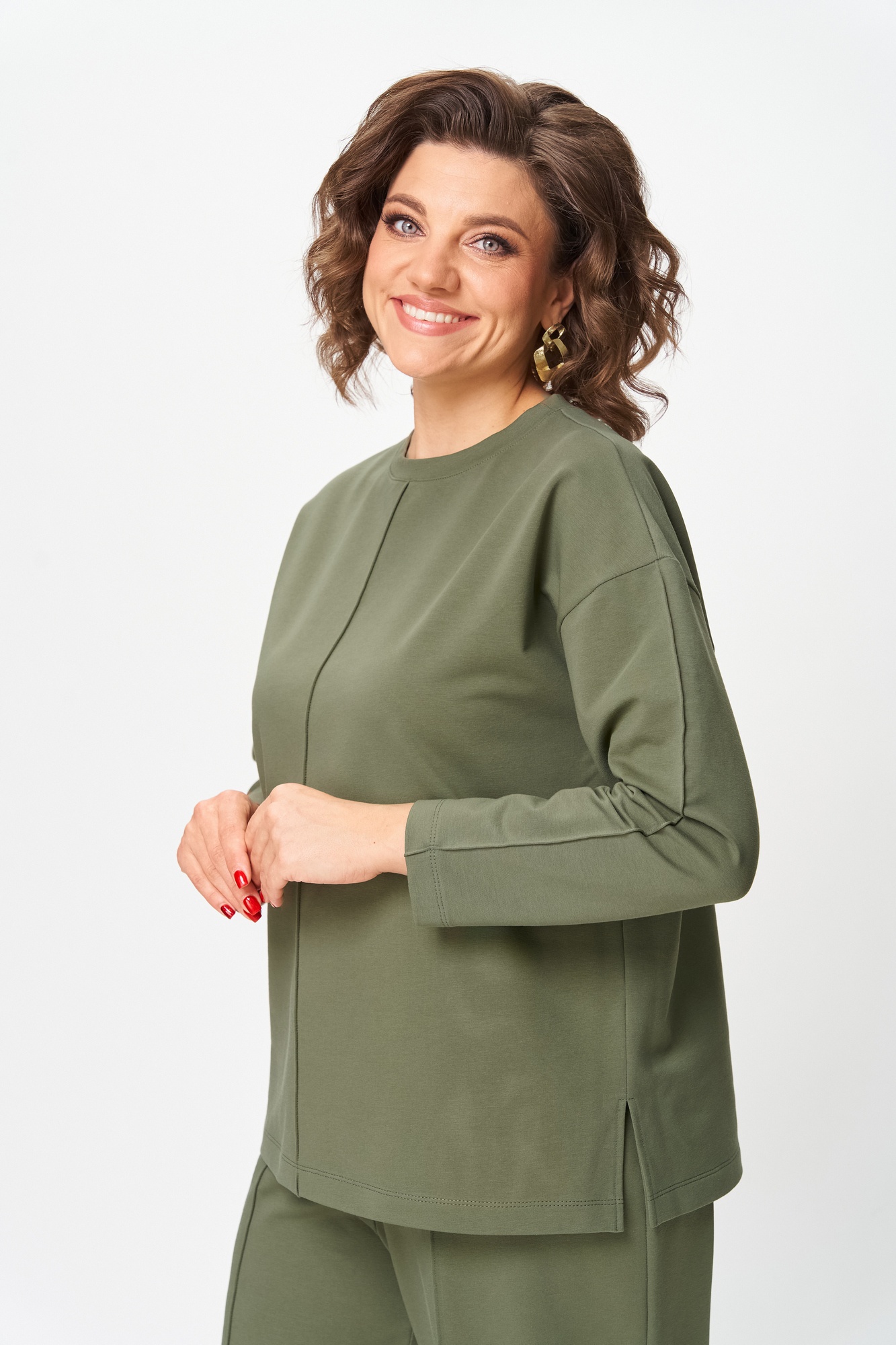 Костюм брючный 2144 зеленый дл.р. Rumoda фото 4 Костюм брючный 2144 зеленый дл.р. Rumoda фото 4