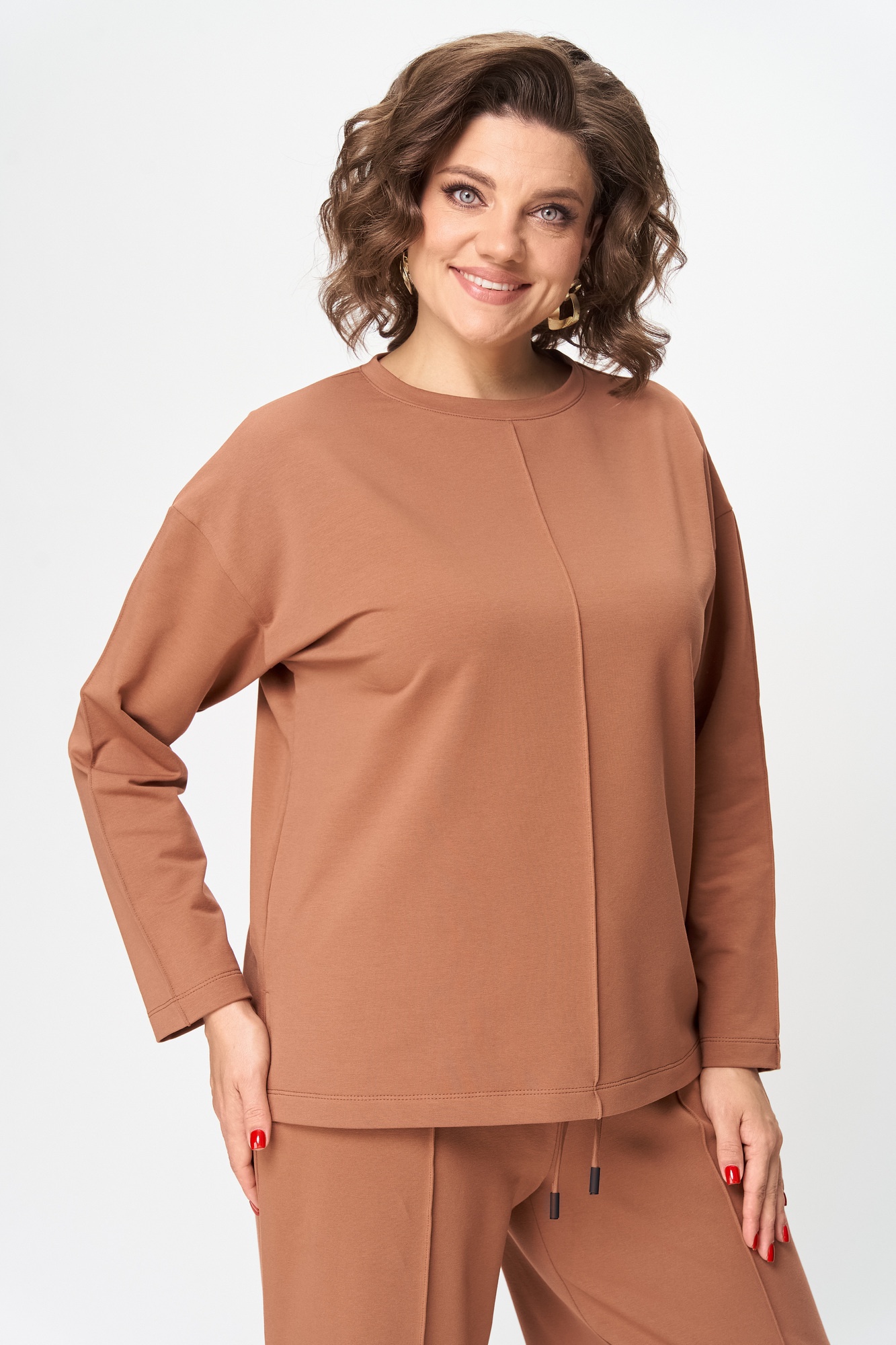 Костюм брючный 2144 коричневый дл.р. Rumoda фото 4 Костюм брючный 2144 коричневый дл.р. Rumoda фото 4