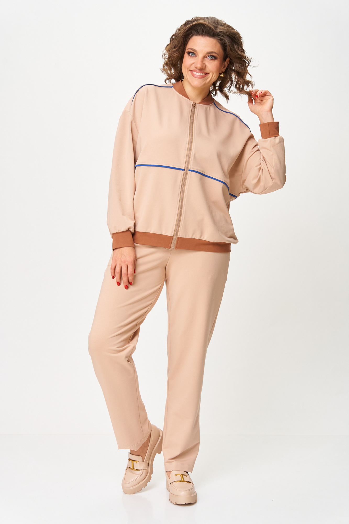 Костюм брючный 2269 бежевый Rumoda Костюм брючный 2269 бежевый Rumoda