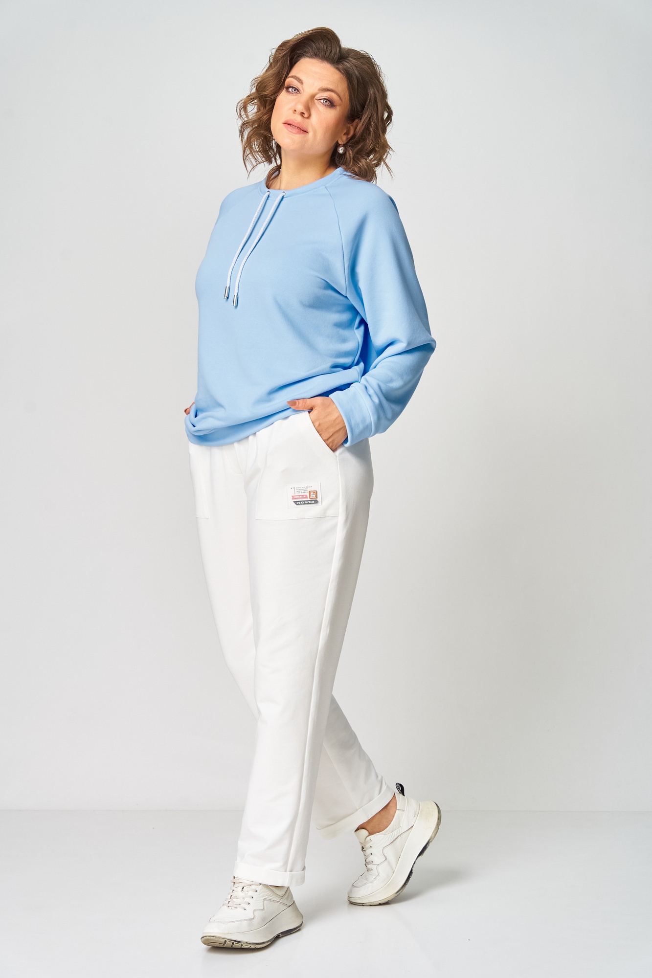 Джемпер 2270 голубой Rumoda фото 4 Джемпер 2270 голубой Rumoda фото 4