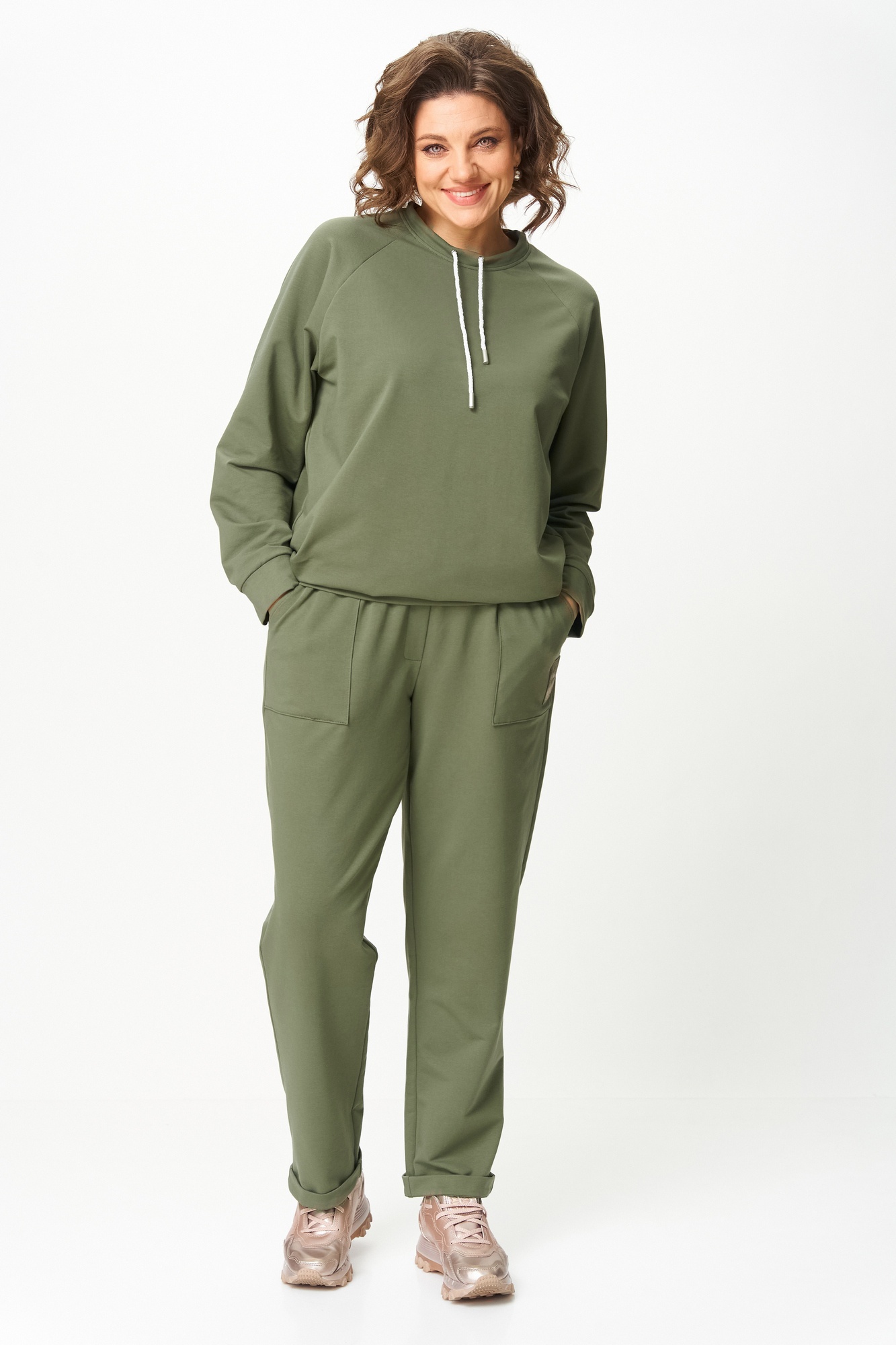 Джемпер 2270 зеленый Rumoda фото 4 Джемпер 2270 зеленый Rumoda фото 4