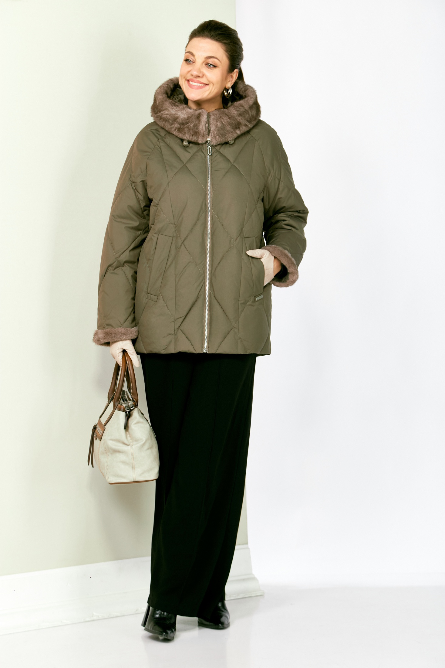 Куртка 2202 олива Shetti Куртка 2202 олива Shetti