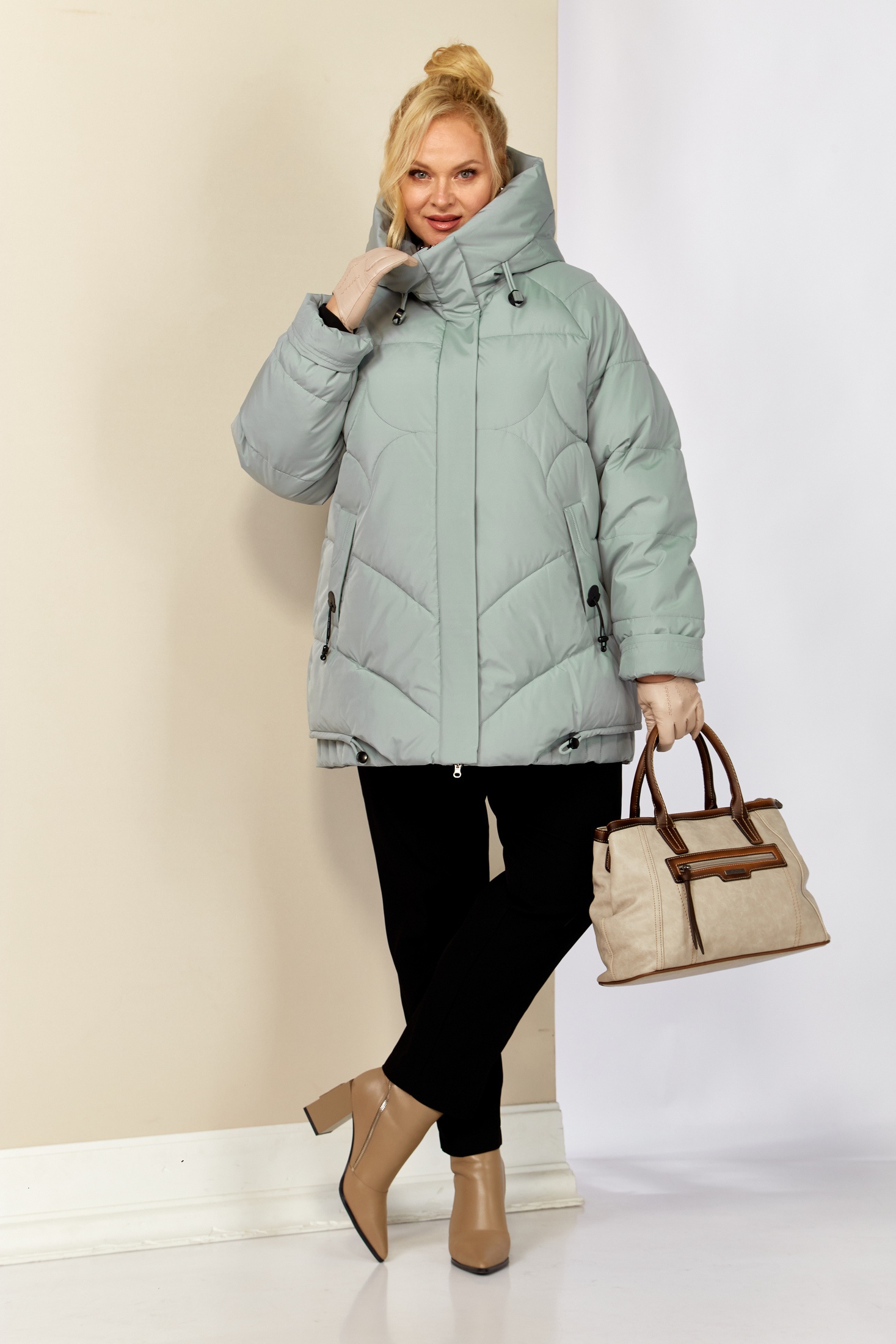 Куртка 2203 мята Shetti