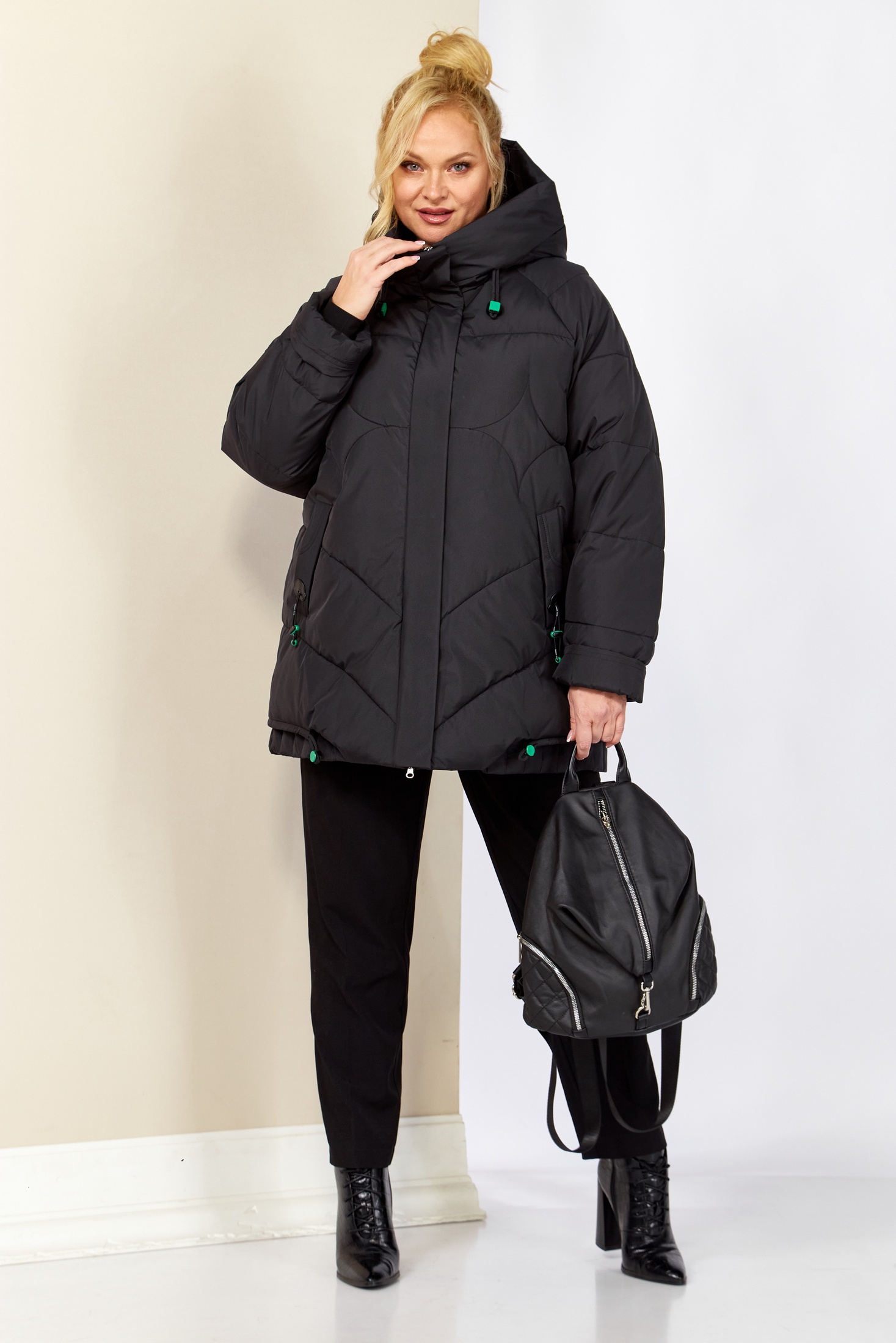 Куртка 2203 черный Shetti Куртка 2203 черный Shetti