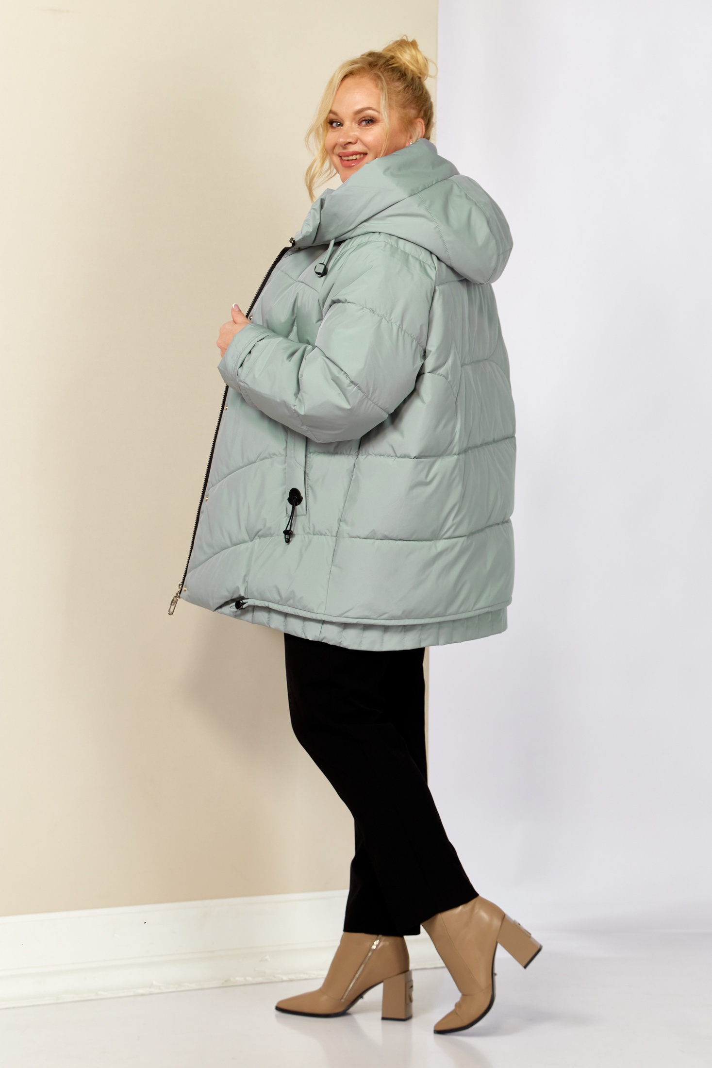 Куртка 2203 мята Shetti