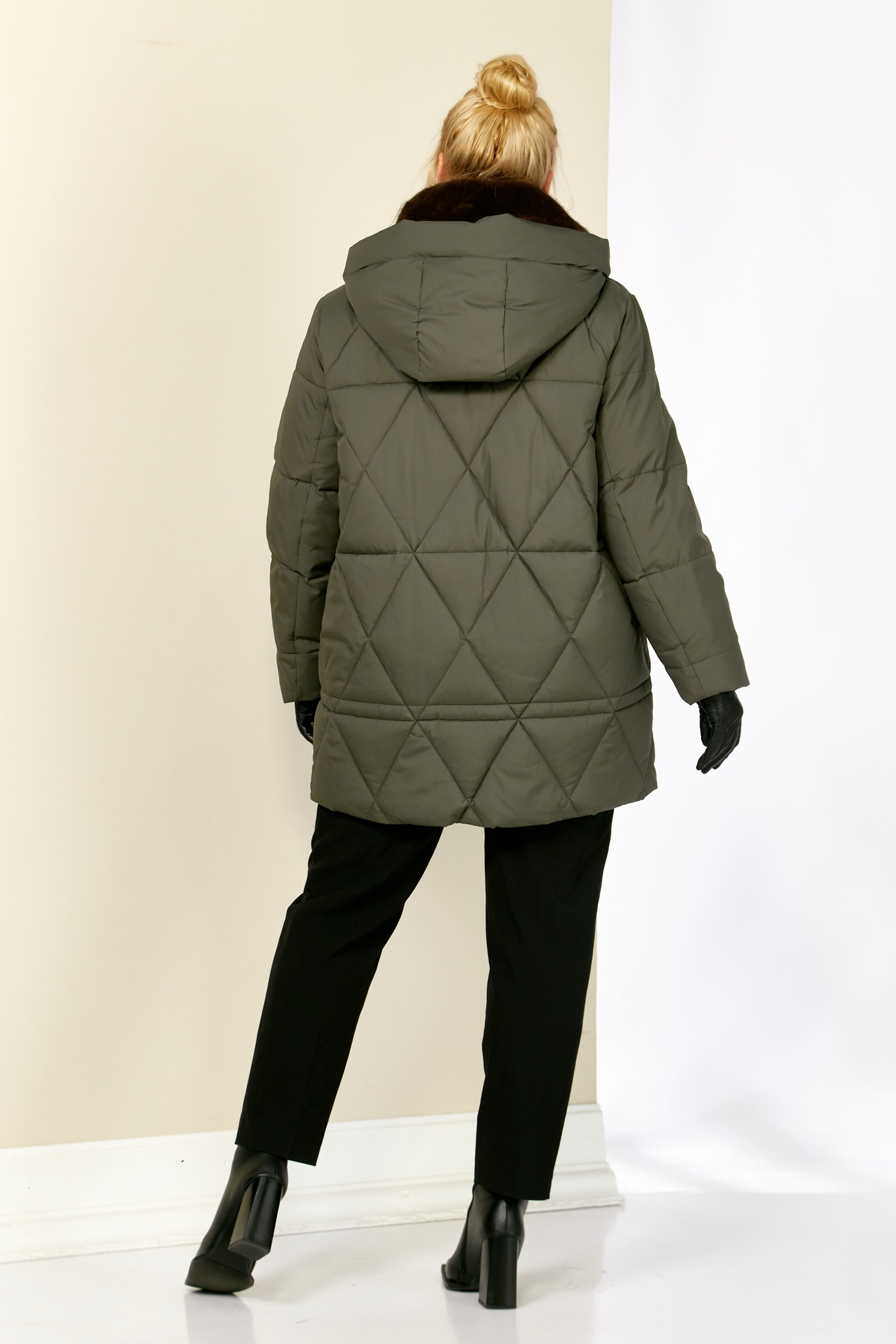 Куртка 2207 лесной Shetti фото 2 Куртка 2207 лесной Shetti фото 2