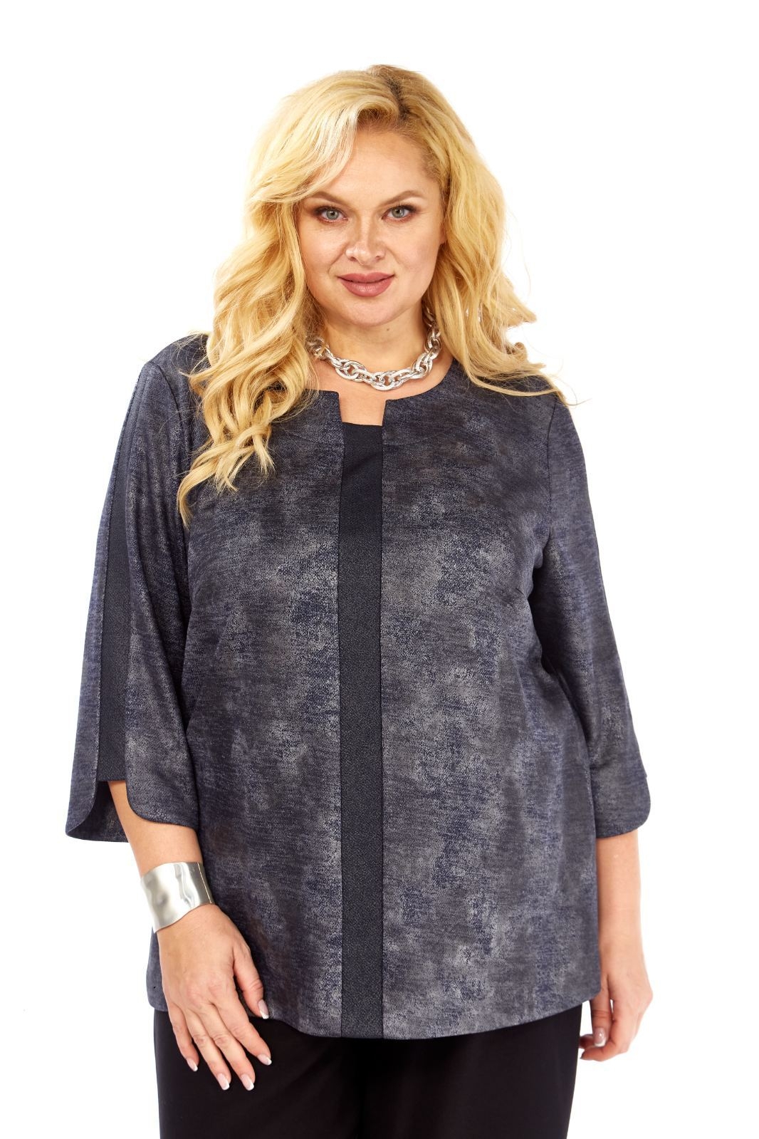 Костюм брючный 372 синий СиБон фото 4 Костюм брючный 372 синий СиБон фото 4