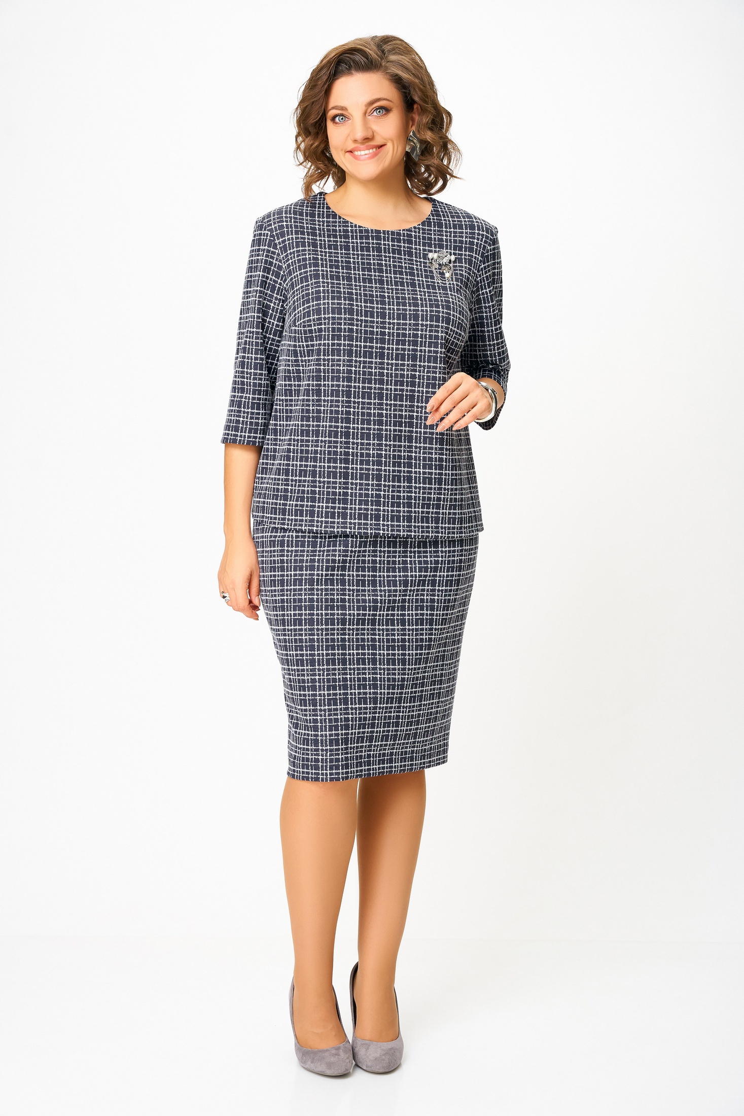 Костюм с юбкой 877 Swallow фото 4 Костюм с юбкой 877 Swallow фото 4