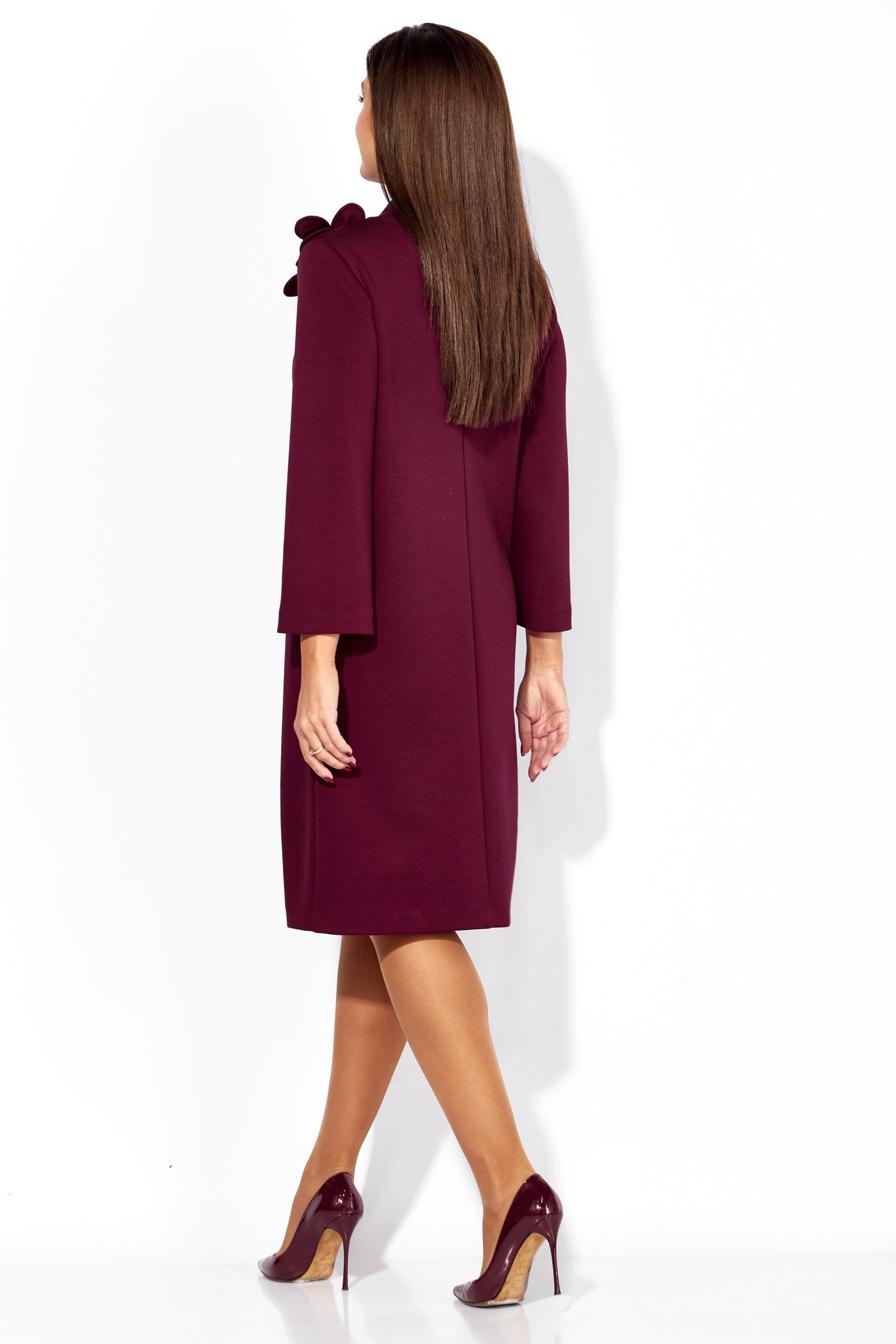 Платье 1406 винный ТАиЕР
