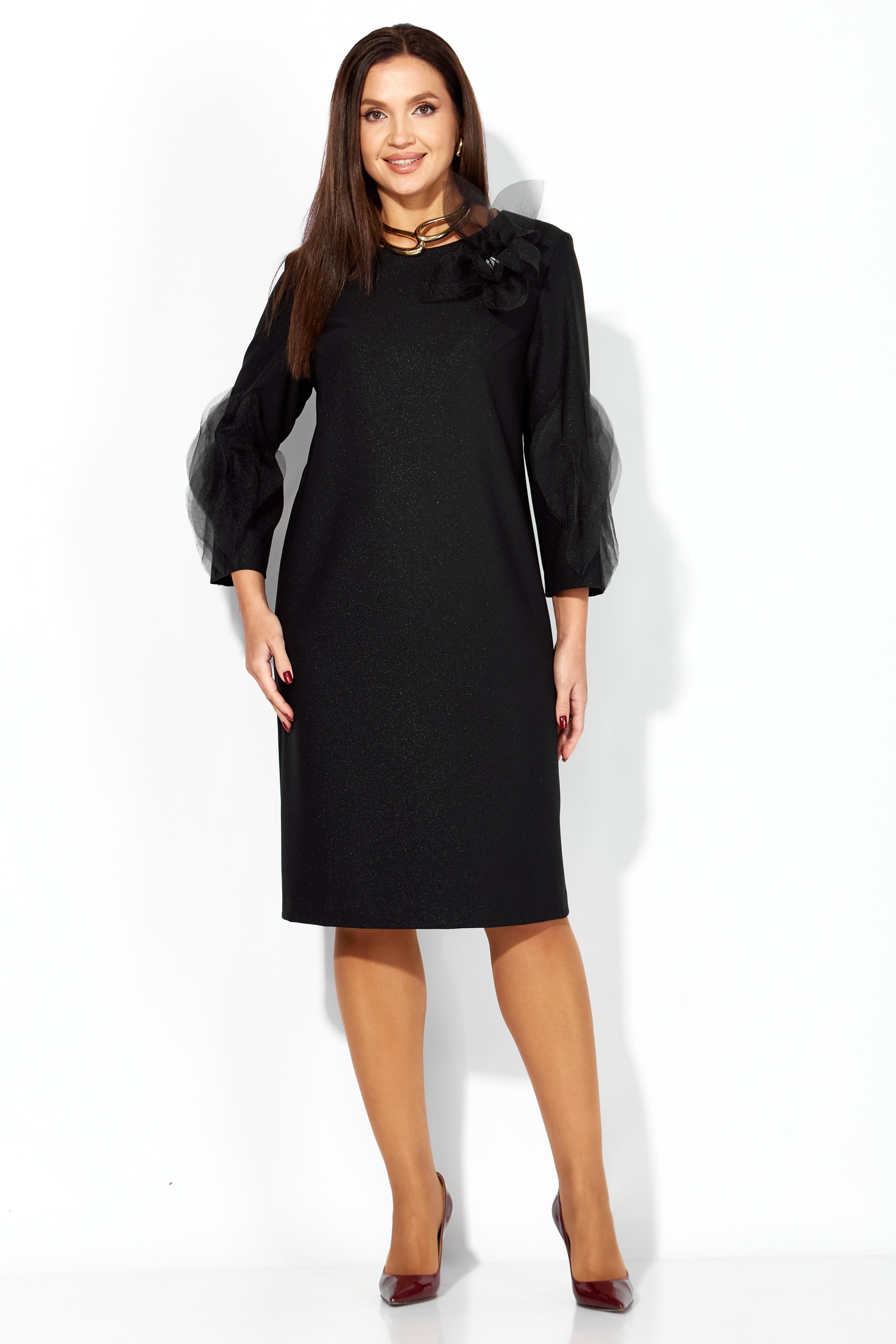 Платье 1407 черный ТАиЕР