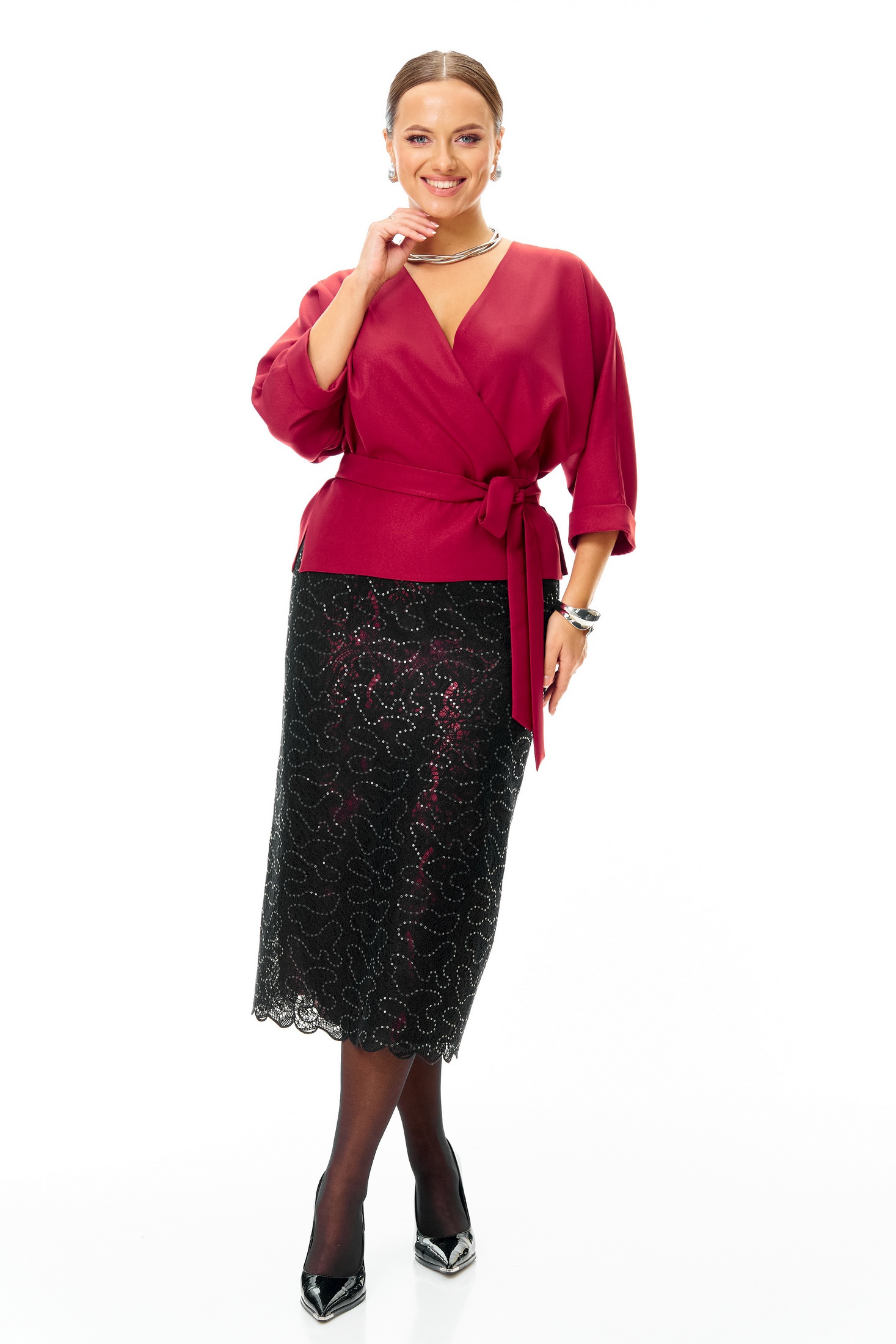 Костюм с юбкой 7706 Tender and nice Костюм с юбкой 7706 Tender and nice