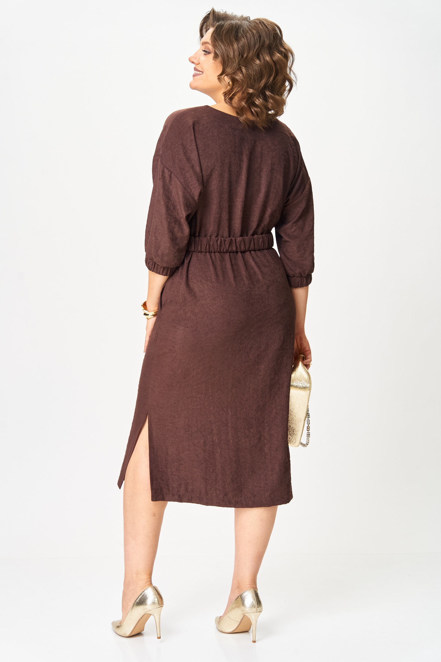 Платье 124 шоколад VIPPRIMO фото 2 Платье 124 шоколад VIPPRIMO фото 2