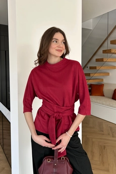 Блузка 314 красный Lizet collection