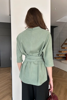Блузка 314 зеленый Lizet collection