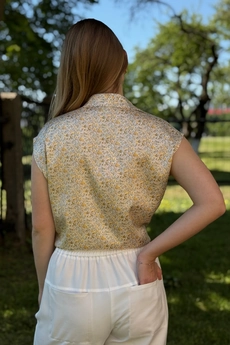 Блузка 427 желтый Lizet collection