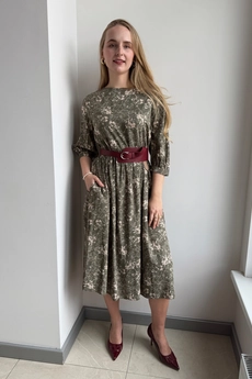 Платье 195 хаки Lizet collection