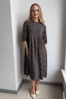 Платье 195 чёрное Lizet collection