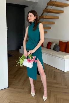 Платье 526 зеленый Lizet collection