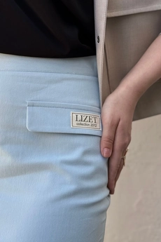 Юбка 1837 голубой Lizet collection