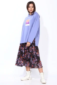 Костюм с юбкой 1328 Faufilure