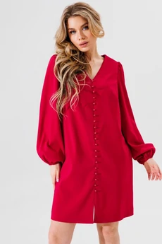 Платье 1491 малиновый Faufilure