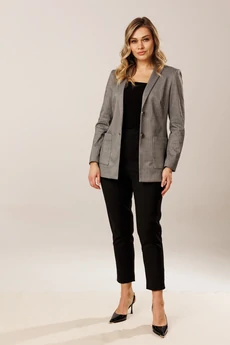 Костюм брючный 1512 серый Faufilure