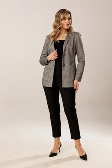 Костюм брючный 1512 серый Faufilure