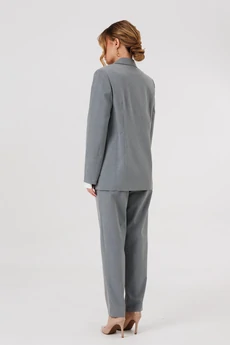 Костюм брючный 1573 серый Faufilure