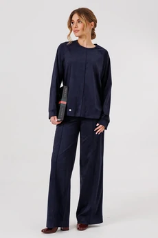 Костюм брючный 1581-1 синий Faufilure