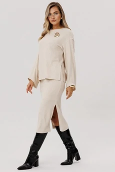 Костюм с юбкой 1582 Faufilure