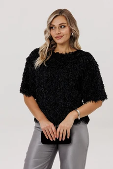 Блузка 1716 черный Faufilure