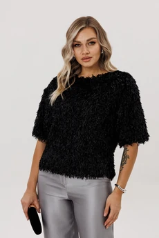 Блузка 1716 черный Faufilure