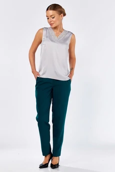 Блузка 1732-1 серый Faufilure