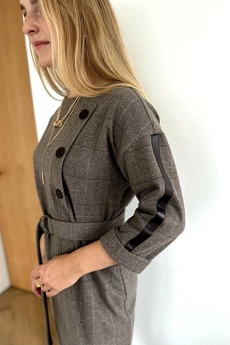 Платье 181 коричневая плитка Lizet collection