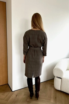 Платье 181 коричневая плитка Lizet collection