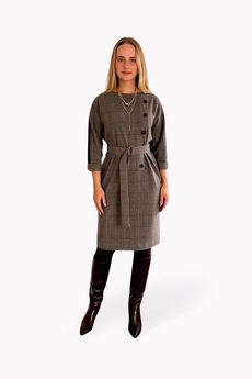 Платье 181 коричневая плитка Lizet collection