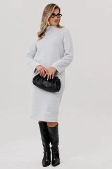 Платье 1828 серый Faufilure