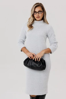 Платье 1828 серый Faufilure