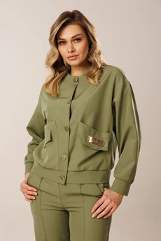 Костюм брючный 1913 хаки Faufilure